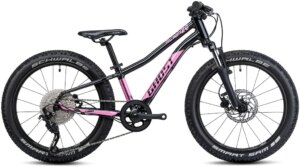 Mountainbike "Lanao 20 Full Party", 10 Gang, Shimano, Deore RD-M6000 Schaltwerk, Kettenschaltung pink-schwarz 20 Zoll (50,80 cm) 25 cm - 20 Zoll (50,80 cm)