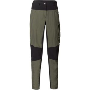 Vaude Bequeme atmungsaktive Damen Mountainbike Hose. Farbe: Oliv / Größe: 40