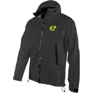 O'Neal MTB Freeride Downhill Mountainbike Outdoor Jacke, Regenjacke - TSUNAMI Rain Jacket black - Schwarz, wasserdicht, atmungsaktiv, Größe S - XXL, Größe:XL