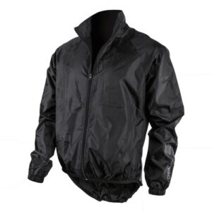 O'Neal Mountainbike Fahrrad Outdoor Jacke, Windjacke - BREEZE Rain Jacket black - Schwarz, wasserabweisend, atmungsaktiv, Reflektor Print, Größe XS - XXL, Größe:XL