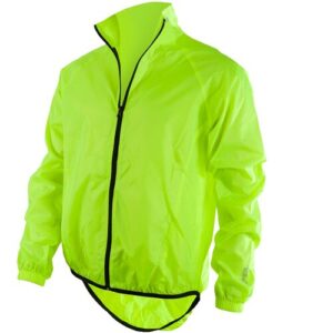 O'Neal Mountainbike Fahrrad Outdoor Jacke, Windjacke - BREEZE Rain Jacket neon yellow - Neon Gelb, wasserabweisend, atmungsaktiv, Reflektor Print, Größe XS - XXL, Größe:L