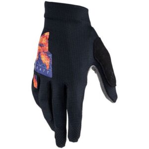 Leatt Atmungsaktiver gepolsterter Mountainbike Handschuh. Farbe: Schwarz / Größe: S
