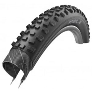 XLC TrailX VT-C06 Fahrradreifen Mountainbike Reifen 26 x 2,25 Zoll Fahrradmantel MTB Drahtreifen Fahrrad Reifen 57-559 Fahraddecke, Farbe:schwarz, Reifengrößen:26 x 2.25