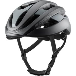 ROCKBROS Fahrradhelm Mountainbike Helm Schutzhelm Leicht Schwarz 54-58cm