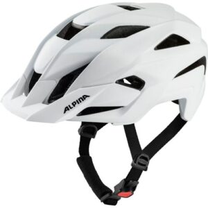 Alpina Leichter komfortabler Mountainbike Helm. Farbe: Weiß / Größe: 51