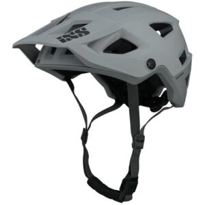 iXS Komfortabler anpassbarer Mountainbike Helm. Farbe: Grau / Größe: M-L