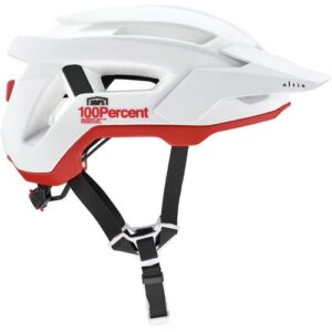 100% Vielseitiger moderner Mountainbike Helm. Farbe: Weiß / Größe: S-M