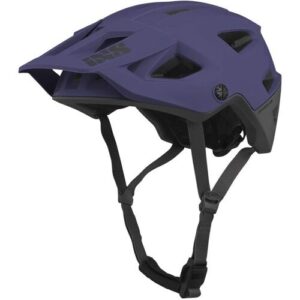 iXS Komfortabler anpassbarer Mountainbike Helm. Farbe: Lila / Größe: M-L