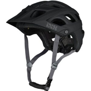 iXS Komfortabler anpassbarer Mountainbike Helm. Farbe: Schwarz / Größe: S-M