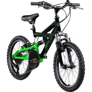 Galano FS180 Kinderfahrrad 18 Zoll ab 5 Jahre115 - 130 cm Mountainbike Fully 6 Gänge