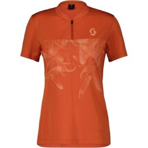 Scott Lässiges funktionelles Damen Mountainbike Trikot. Farbe: Orange / Größe: XS